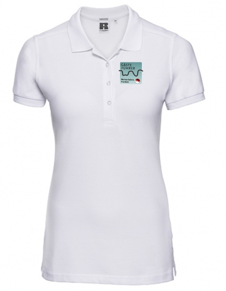Damen Stretch Polo,  inkl. Druck
